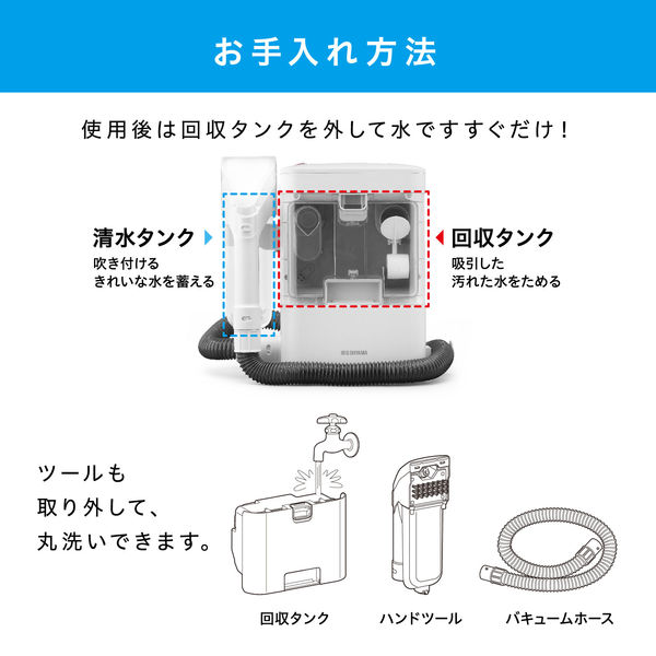 アイリスオーヤマ リンサークリーナー RNS-300 布製品洗浄機 シート
