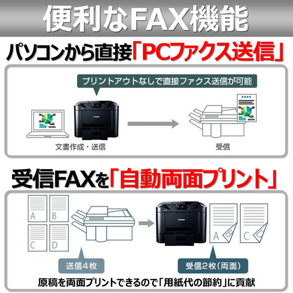 キヤノン Canon プリンター MAXIFY MB5430 A4 カラーインクジェット Fax複合機 ビジネスプリンター