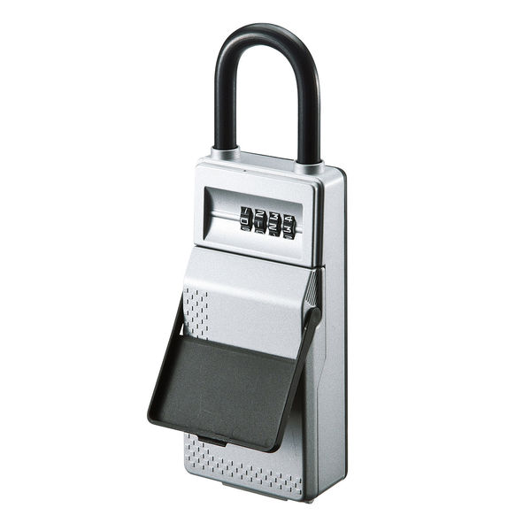 アスクル】サンワサプライ セキュリティ鍵収納ボックス（2段階開閉式 