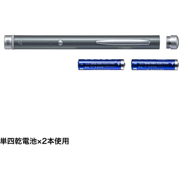 アスクル サンワサプライ 照射形状可変グリーンレーザーポインター LP-GL1018GY 1個 通販 - ASKUL（公式）
