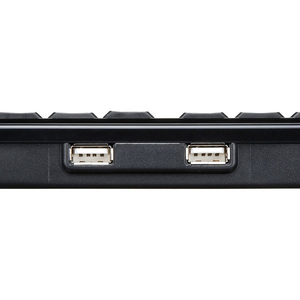 アスクル】 サンワサプライ USBハブ付キーボード 有線 メンブレン ブラック SKB-SL21UHBK 1個 通販 - ASKUL（公式）