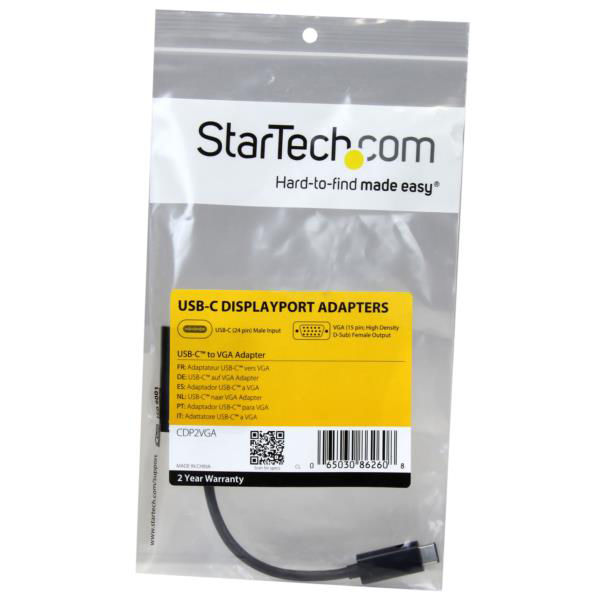 StarTech.com USB-C - VGA変換アダプタ CDP2VGA 1個（直送品）