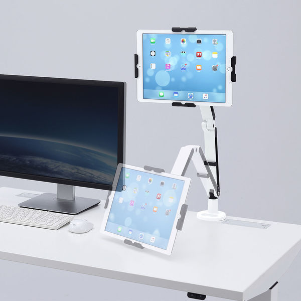 アスクル】サンワサプライ 11～13インチ対応iPad・タブレット用アーム