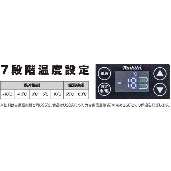 マキタ 充電式保冷温庫 CW180DZ（バッテリ・充電器別売） CW180DZ 1台