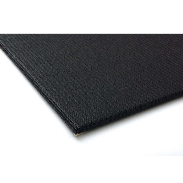 イケヒコ 純国産 置き畳 ユニット畳 無地 カラー シンプル 『プラード』 ブラック 約700×700mm 1枚（直送品）