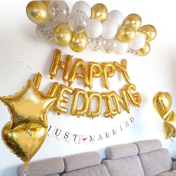 アスクル】ハンズプロ バルーンキット HAPPY WEDDING ピンクゴールドキット 1セット（直送品） 通販 ASKUL（公式）