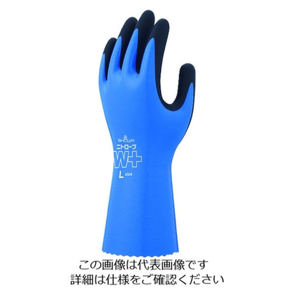 アスクル】ニトリルゴム手袋(裏布付) ニトローブW+ No.378Plus XL 