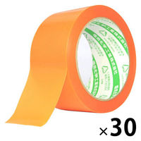 デンカ 養生テープ 養生職人 #650 オレンジ 幅50mm×長さ25m巻 1箱（30巻入）