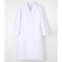 ナガイレーベン 女子ダブル診察衣 （ドクターコート） 医療白衣 長袖 ホワイト L TAP-70（取寄品）