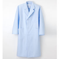 ナガイレーベン 男子シングル診察衣 （ドクターコート） 医療白衣 長袖 ブルー L KEX-5110（取寄品）