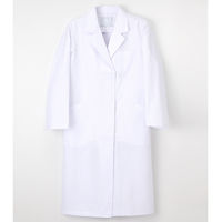 ナガイレーベン 女子診察衣（シングル） KEX-5130 ホワイト M 女子シングル診察衣 ドクターコート 医療白衣