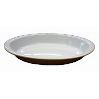グラタン皿オーバル（ツバ付） 1011-42 茶 シェーンバルド 2404800 （取寄品）