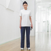 フォーク　女子医務衣（ケーシージャケット）　2010CR　ホワイト　4L　（取寄品）
