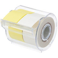 ヤマト メモックロールテープ カッター付再生紙白・黄 R-25CH-WY 1セット（3個:1個×3）