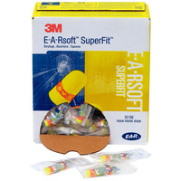 スリーエム ジャパン　E-A-Rsoftスーパーフィット耳栓ひもなし　黄　312-1256　1箱（200組：1組入×200袋）