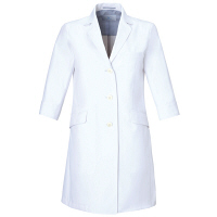 ミズノ ユナイト ドクターコート（女性用） ホワイト L MZ0024 医療白衣 診察衣 薬局衣 1枚（取寄品）