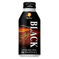 【缶コーヒー】サントリー BOSS（ボス） シルキーブラック 無糖 ボトル缶 400g 1セット（48缶）