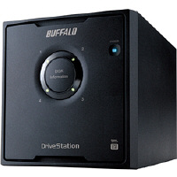 バッファロー　外付けHDD(ハードディスク）HD-QLU3/R5シリーズ　4TB　RAID対応　HD-QL4TU3/R5J　1台