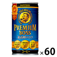 【缶コーヒー】サントリー プレミアムBOSS（ボス） 185g 1セット（60缶）