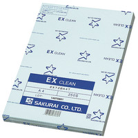 桜井 「現場のチカラ」 EXクリーン　ブルー　A4　クラス1000対応　EX72A4CASK　1箱（2500枚） オリジナル