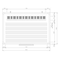 日学 樹脂枠ホワイトボード 900×600 INFORMATION表 RC-13-024 （直送品