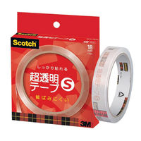 スコッチ 超透明テープS 小巻ディスペンサー付 大巻 紙箱入 3M スリーエム