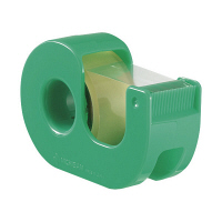 ニチバン　ハンドカッター付セロテープ　緑　CT-18DRG　（直送品）
