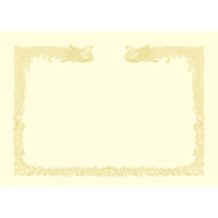 ササガワ タカ印 OA賞状用紙 雲なし A3横型タテ書き用 クリーム 10-1487 1箱（100枚入）（取寄品）