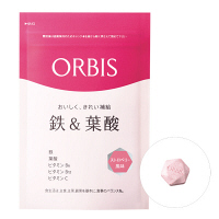 ＜LOHACO＞【新スキンケアサンプル付】ORBIS（オルビス） 鉄＆葉酸（ストロベリー風味） レギュラー 20日〜40日分（1.0g×40粒） サプリメント画像