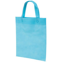 サンナップ　不織布ライトバッグ　A4（幅270×高さ350ｍｍ）　パステルブルー　1袋（10枚入）【不織布手提げ袋】