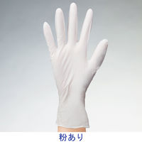 ファーストレイト　使いきりニトリル手袋　ホワイト　粉あり　M　1箱（100枚入）