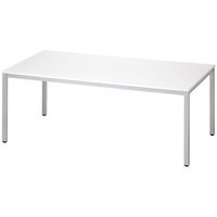 アール・エフ・ヤマカワ　ミーティングテーブル　幅1800×奥行900mm　ホワイト　1台（わけあり品）