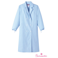 サンペックスイスト レディスドクターコート サックスブルー M KF-126 医療白衣 診察衣 1枚（取寄品）