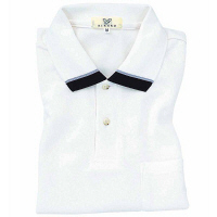 トンボ　キラク　ポロシャツ　　白　　LL　CR072-01　1枚　　（取寄品）