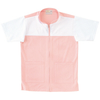 トンボ　キラク　ケアワーシャツ　ピンク　S　CR100-12　1枚　　（取寄品）