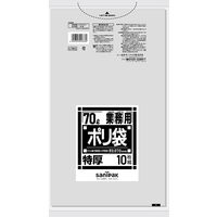 日本サニパック 厚くて丈夫なポリ袋 70L 10枚 0.07 L78G 1冊（10枚入）