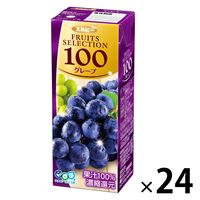 【アウトレット】エルビー　Fruits　Selection　グレープ　2031　1箱（200ｍｌ×24本入）　ジュース　果汁　100%　ぶどう
