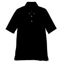 自重堂 半袖BDポロシャツ 男女兼用 ブラック SS WH90418（取寄品）