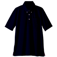 自重堂 半袖BDポロシャツ 男女兼用 ネービー M WH90418（取寄品）