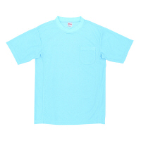 自重堂 半袖Tシャツ 男女兼用 サックス S 47684（取寄品）
