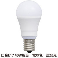オーム電機（OHM） ミニクリプトン電球形　LED電球　E17　40W相当 電球色 LDA4L-G-E17 IH51