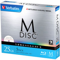 三菱ケミカルメディア 長期保存用メディア M-DISC BD-R ケース入り  1パック（5枚入）