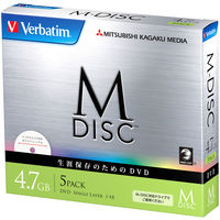 三菱ケミカルメディア 長期保存用メディア M-DISC DVD-R ケース入り 1パック（5枚入）