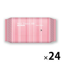 ウェットティッシュ　BOXタイプ　ノンアルコール除菌タイプウェット　詰替用　1箱（100枚入×24個入）　伊藤忠リーテイルリンク