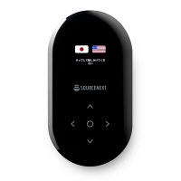 【アウトレット】ソースネクスト　双方向通訳デバイス「POCKETALK（ポケトーク）」ブラック　Wi-Fiモデル(SIMなし)　0000246　終売品