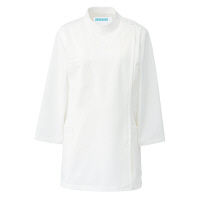 KAZEN レディス医務衣七分袖 （ナースジャケット） 医療白衣 オフホワイト 4L 268-10（直送品）