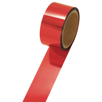 ササガワ メッキテープ 赤 25×20m 40-4456 1袋（6個入）（取寄品）