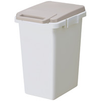 ＜LOHACO＞ リス 連結ワンハンドペール ニーナカラー 45L ゴミ箱 グレー 1個画像