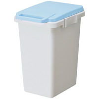 ＜LOHACO＞ リス 連結ワンハンドペール ニーナカラー 45L ゴミ箱 ブルー 1個画像