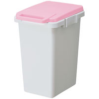 ＜LOHACO＞ リス 連結ワンハンドペール ニーナカラー 45L ゴミ箱 ピンク 1個画像